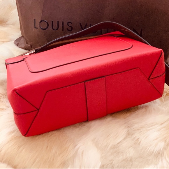 LOUIS VUITTON Very One handle bag with strap red - Picture 3 of 8